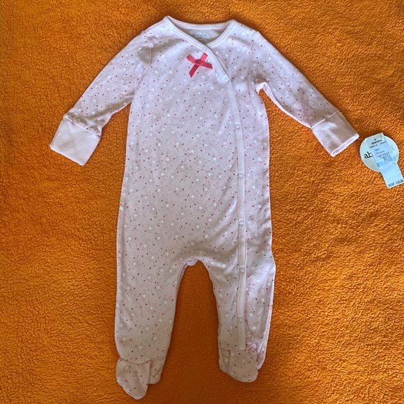 Absorba Other - Absorba Footie Baby Girl, Size 6-9 Months, Pink, White Color.